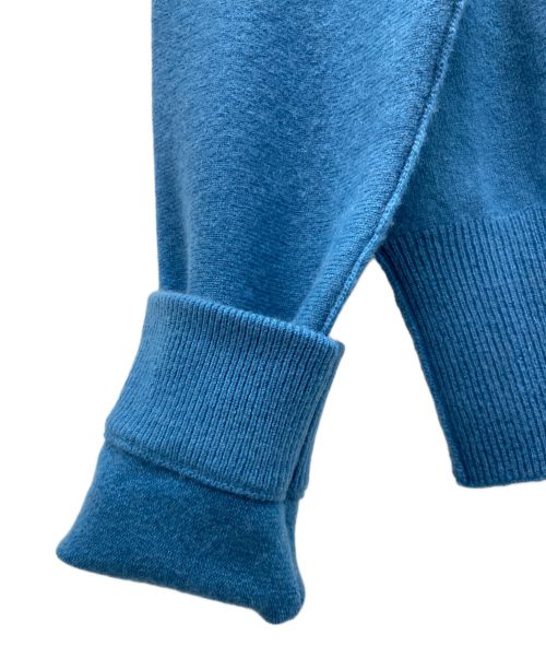 extreme cashmere（エクストリーム カシミア）extreme cashmere (エクストリーム カシミア) BLOUSONカーディガン ブルー サイズ:-の古着・服飾アイテム