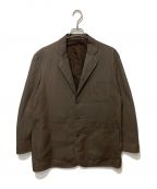 PAPASパパス）の古着「レザージャケット」｜ブラウン