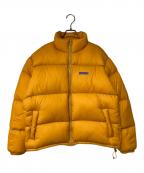 RUSSELL ATHLETICラッセルアスレチック）の古着「STAND COLLAR DOWN JACKET」｜オレンジ