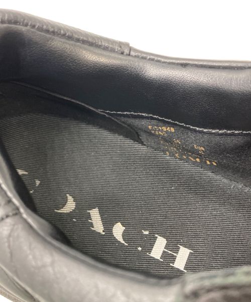 COACH（コーチ）COACH (コーチ) シグネチャーローカットスニーカー ブラック サイズ:26.5の古着・服飾アイテム