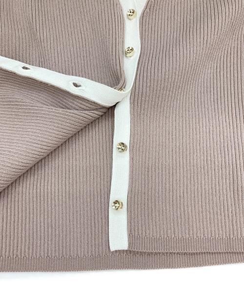 JUSGLITTY（ジャスグリッティー）JUSGLITTY (ジャスグリッティー) スプリングVカーデアンサンブル ピンク サイズ:2の古着・服飾アイテム