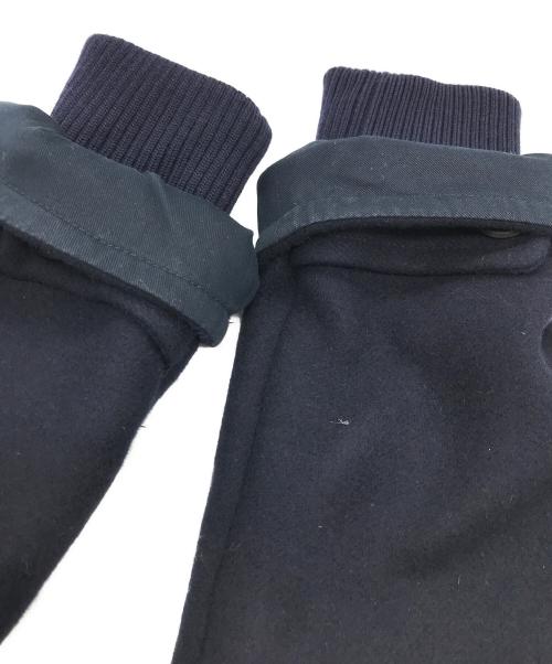 SCYEBASICS（サイベーシックス）SCYEBASICS (サイベーシックス) MUSEUM ARK (ミュージアム アーク) 別注ウールカシミヤメルトンダッフルコート ダークネイビー サイズ:38の古着・服飾アイテム