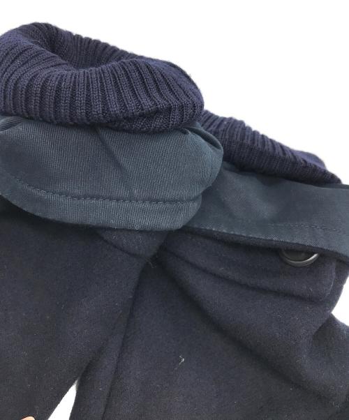SCYEBASICS（サイベーシックス）SCYEBASICS (サイベーシックス) MUSEUM ARK (ミュージアム アーク) 別注ウールカシミヤメルトンダッフルコート ダークネイビー サイズ:38の古着・服飾アイテム