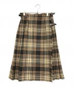 O'NEIL OF DUBLINオニールオブダブリン）の古着「キルトスカート」｜ブラウン