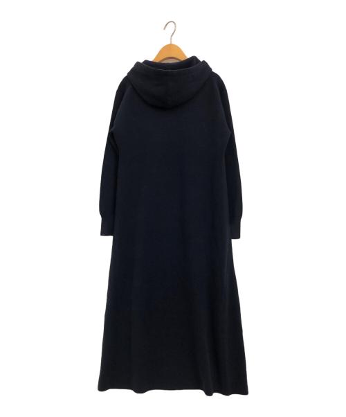 Spick and Span（スピック＆スパン）Spick and Span (スピックアンドスパン) フーテッド ニットロングワンピース ネイビー サイズ:-の古着・服飾アイテム