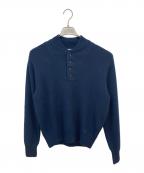 NIKEナイキ）の古着「NL MILITARY HENLEY L/S SWEATER」｜ネイビー