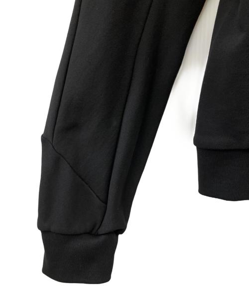 HERNO（ヘルノ）HERNO (ヘルノ) ラミナー マーセライズドコットンスウェットハーフジップフーディー ブラック サイズ:46の古着・服飾アイテム