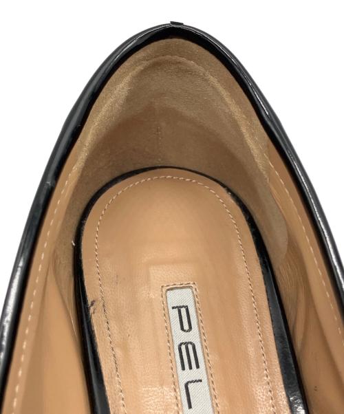 PELLICO（ペリーコ）PELLICO (ペリーコ) エナメルタッセルローファー ブラック サイズ:38　1/2の古着・服飾アイテム