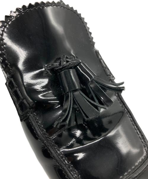 PELLICO（ペリーコ）PELLICO (ペリーコ) エナメルタッセルローファー ブラック サイズ:38　1/2の古着・服飾アイテム