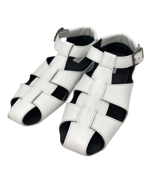 PELLICO SUNNY（ペリーコサニー）PELLICO SUNNY (ペリーコサニー) グルカサンダル ホワイト サイズ:39の古着・服飾アイテム