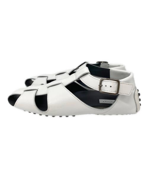 PELLICO SUNNY（ペリーコサニー）PELLICO SUNNY (ペリーコサニー) グルカサンダル ホワイト サイズ:39の古着・服飾アイテム