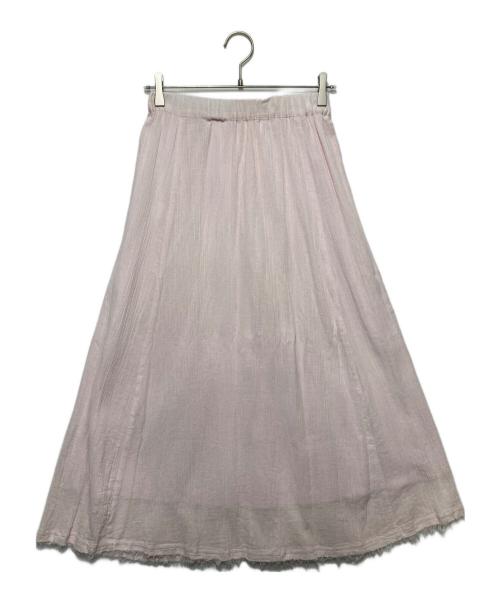 FRAMeWORK（フレームワーク）FRAMeWORK (フレームワーク) コットンクレープスカート ピンク サイズ:38の古着・服飾アイテム