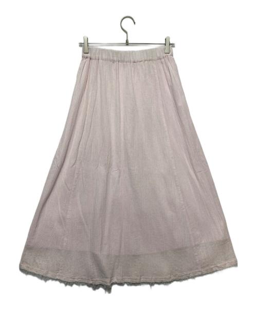 FRAMeWORK（フレームワーク）FRAMeWORK (フレームワーク) コットンクレープスカート ピンク サイズ:38の古着・服飾アイテム