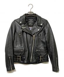MAISON DE REEFUR（メゾン ド リーファー）の古着「レザーライダースジャケット」｜ブラック