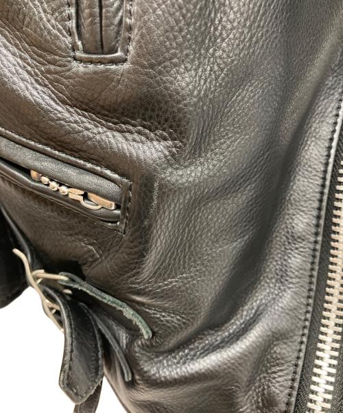 MAISON DE REEFUR（メゾン ド リーファー）MAISON DE REEFUR (メゾン ド リーファー) レザーライダースジャケット ブラック サイズ:36の古着・服飾アイテム