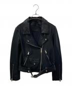 ALL SAINTSオールセインツ）の古着「レザーライダースジャケット」｜ブラック