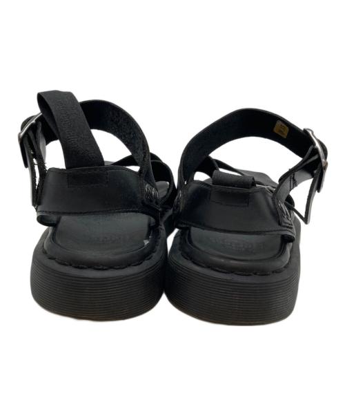 Dr.Martens（ドクターマーチン）Dr.Martens (ドクターマーチン) グリフォンストラップサンダル ブラック サイズ:UK6の古着・服飾アイテム