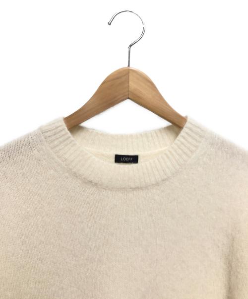 LOEFF（ロエフ）LOEFF (ロエフ) カシミヤシルククルーネックニット サイズ:ＦＲＥＥの古着・服飾アイテム