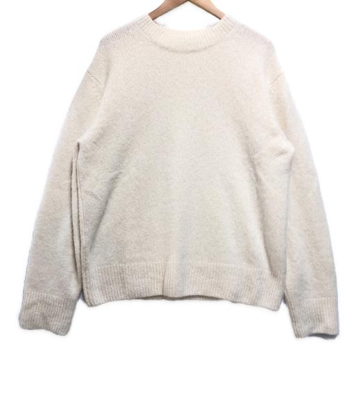 LOEFF（ロエフ）LOEFF (ロエフ) カシミヤシルククルーネックニット サイズ:ＦＲＥＥの古着・服飾アイテム