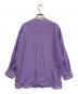 UNITED ARROWS (ユナイテッドアローズ) ポプリン シアー バンドカラーシャツ パープル サイズ:36：5000円