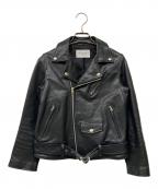 beautiful people×UNITED ARROWSビューティフルピープル×ユナイテッドアローズ）の古着「ダブルライダースジャケット」｜ブラック