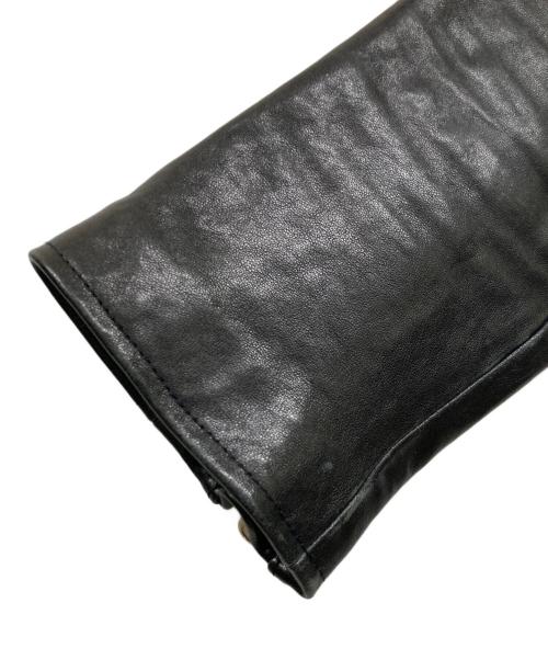 beautiful people（ビューティフルピープル）beautiful people (ビューティフルピープル) UNITED ARROWS (ユナイテッドアローズ) ダブルライダースジャケット ブラック サイズ:150の古着・服飾アイテム