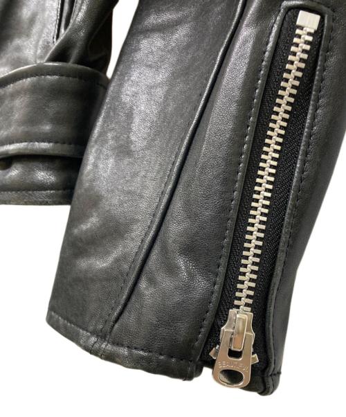 beautiful people（ビューティフルピープル）beautiful people (ビューティフルピープル) UNITED ARROWS (ユナイテッドアローズ) ダブルライダースジャケット ブラック サイズ:150の古着・服飾アイテム