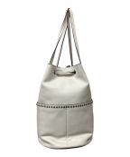 J&M DAVIDSONジェイ＆エム デヴィッドソン）の古着「トートバッグ　MINI DAISY WITH STUDS」｜ホワイト