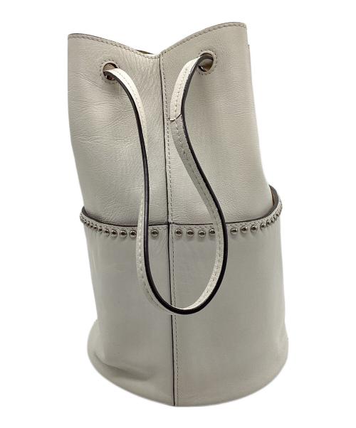 J&M DAVIDSON（ジェイ＆エム デヴィッドソン）J&M DAVIDSON (ジェイ＆エム デヴィッドソン) トートバッグ　MINI DAISY WITH STUDS ホワイトの古着・服飾アイテム