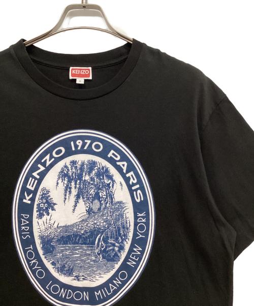 KENZO（ケンゾー）KENZO (ケンゾー) KENZO Tiger Patch オーバーサイズTシャツ/FD65TS1234SG ブラック サイズ:SIZE Sの古着・服飾アイテム