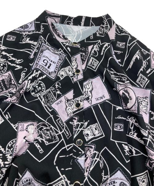 Diagram（ダイアグラム）Diagram (ダイアグラム) スタンププリントワンピース ブラック サイズ:36の古着・服飾アイテム