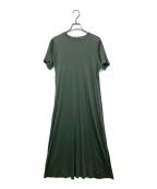SANYO ESSENTIALSサンヨーエッセンシャルズ）の古着「半袖ワンピース」｜グリーン