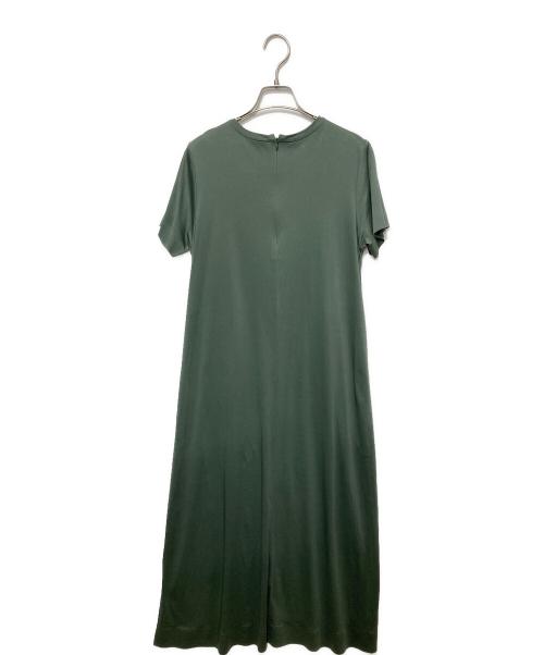 SANYO ESSENTIALS（サンヨーエッセンシャルズ）SANYO ESSENTIALS (サンヨーエッセンシャルズ) 半袖ワンピース グリーン サイズ:38の古着・服飾アイテム