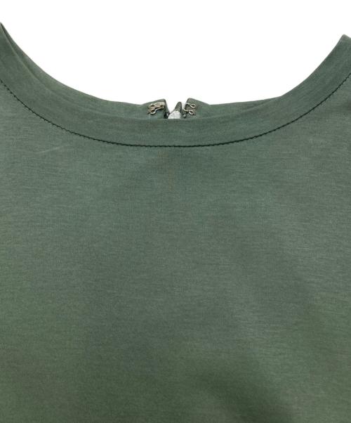 SANYO ESSENTIALS（サンヨーエッセンシャルズ）SANYO ESSENTIALS (サンヨーエッセンシャルズ) 半袖ワンピース グリーン サイズ:38の古着・服飾アイテム