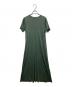 SANYO ESSENTIALS（サンヨーエッセンシャルズ）の古着「半袖ワンピース」｜グリーン