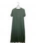 SANYO ESSENTIALS (サンヨーエッセンシャルズ) 半袖ワンピース グリーン サイズ:38：2500円
