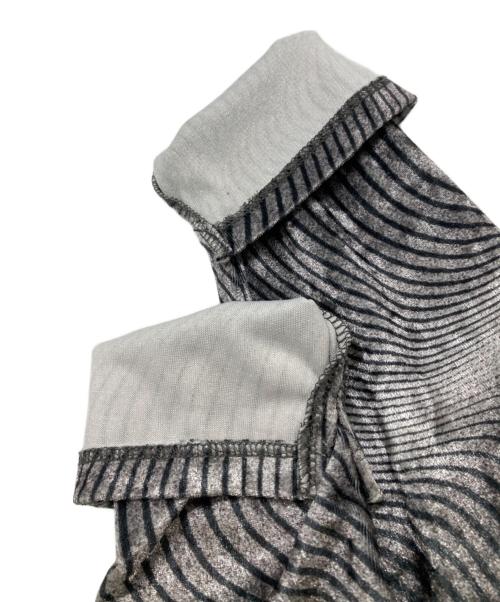 MAISON SPECIAL（メゾンスペシャル）MAISON SPECIAL (メゾンスペシャル) Handout Crash Velor Tops グレー サイズ:FREEの古着・服飾アイテム