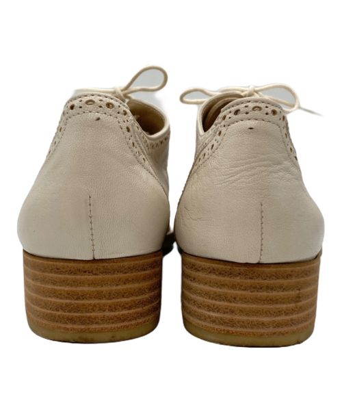 MARGARET HOWELL idea（マーガレット ハウエル アイディア）MARGARET HOWELL idea (マーガレット ハウエル アイディア) レースアップシューズ ベージュ サイズ:23 1/2の古着・服飾アイテム