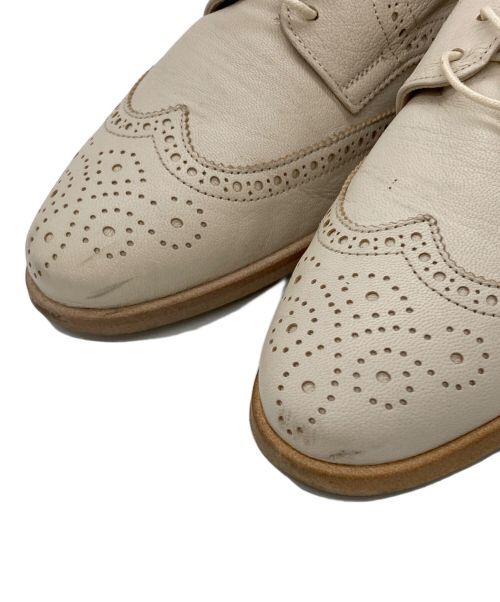 MARGARET HOWELL idea（マーガレット ハウエル アイディア）MARGARET HOWELL idea (マーガレット ハウエル アイディア) レースアップシューズ ベージュ サイズ:23 1/2の古着・服飾アイテム