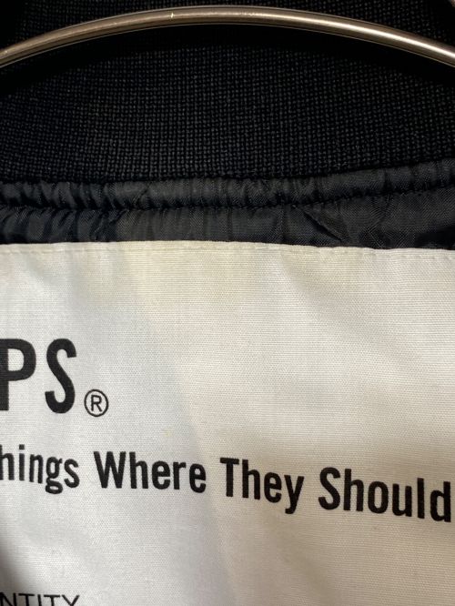 WTAPS（ダブルタップス）WTAPS (ダブルタップス) Team Jacket NYLON.TWILL.TEXTILE BK ブラック サイズ:Mの古着・服飾アイテム