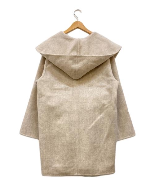 EASTBYEASTWEST.（イーストバイイーストウエスト）EASTBYEASTWEST. (イーストバイイーストウエスト) ウールカシミヤフーデットコート ベージュ サイズ:1の古着・服飾アイテム