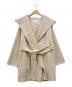 EASTBYEASTWEST.（イーストバイイーストウエスト）の古着「ウールカシミヤフーデットコート」｜ベージュ