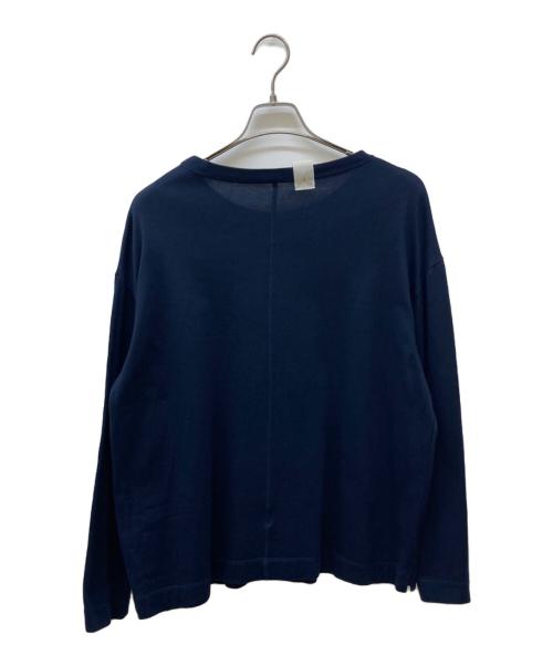 N.HOOLYWOOD（エヌ ハリウッド）N.HOOLYWOOD (エヌ ハリウッド) CREW NECK LONG SLEEVE ネイビー サイズ:38の古着・服飾アイテム