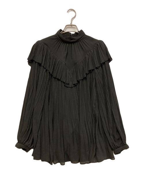 CELFORD（セルフォード）CELFORD (セルフォード) ワッシャープリーツブラウス ブラック サイズ:SIZE Freeの古着・服飾アイテム