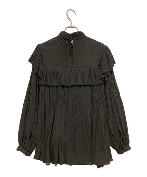 CELFORD（セルフォード）CELFORD (セルフォード) ワッシャープリーツブラウス ブラック サイズ:SIZE Freeの古着・服飾アイテム