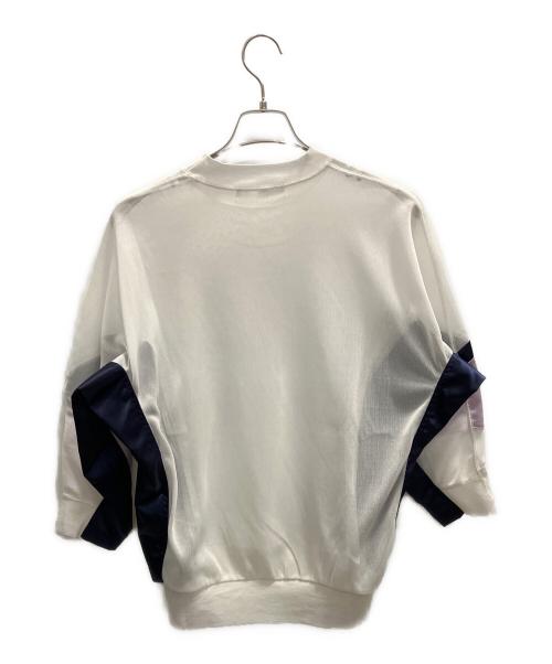 TOGA PULLA（トーガ プルラ）TOGA PULLA (トーガ プルラ) ハイツイストジャージートップ ホワイト サイズ:36の古着・服飾アイテム