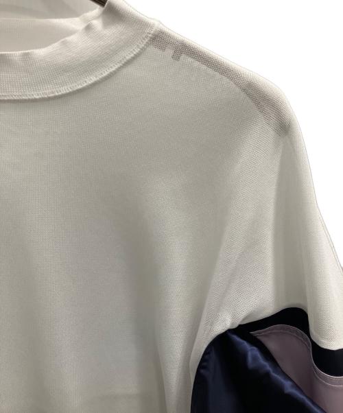 TOGA PULLA（トーガ プルラ）TOGA PULLA (トーガ プルラ) ハイツイストジャージートップ ホワイト サイズ:36の古着・服飾アイテム