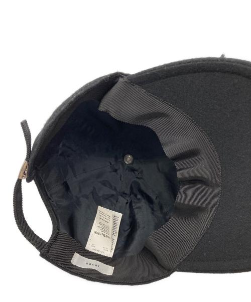 sacai（サカイ）sacai (サカイ) FILM CREW CAP ブラックの古着・服飾アイテム