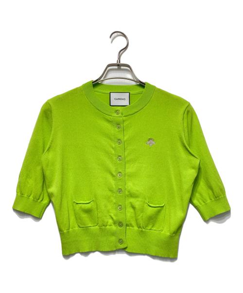 CAPRINO（カプリーノ）CAPRINO (カプリーノ) DAISY Half sleeve ライトグリーン サイズ:36の古着・服飾アイテム