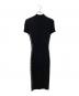 MICHAEL KORS (マイケルコース) Logo Tape Ribbed Knit Dress ブラック サイズ:XS：4000円
